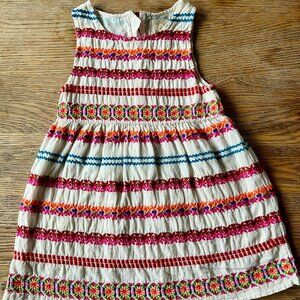 Peek Embroidered Cotton Dress | 18–24 Months